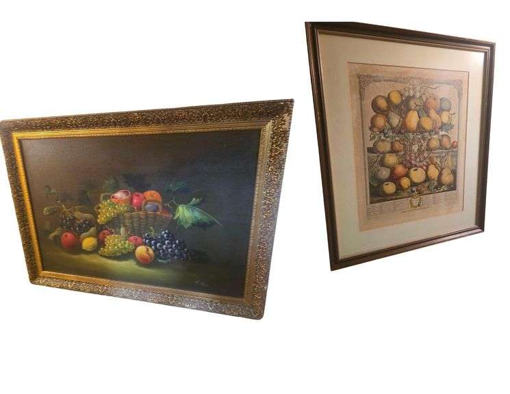 Wall Art - Fruit Painting 40x30in and 2 Othen Prints image