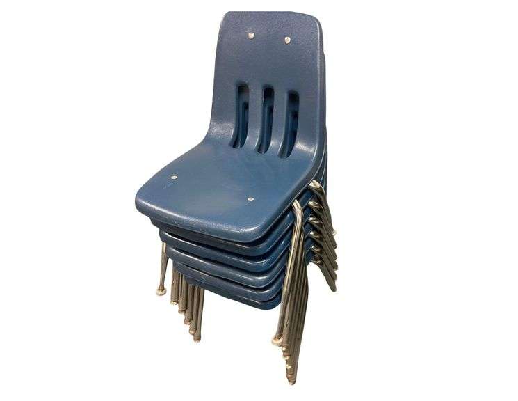 Six Plastic Chairs image