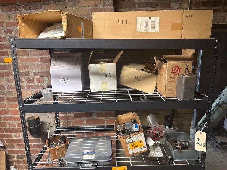 Contents of Shelf - Capacitors - Trash Bin - SCALE - Etc. image