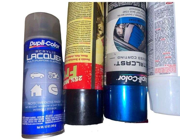 Box of Cleaing Supplies, Box of Spraypaint image