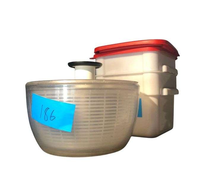 6qt Food Containers And Salad Spinner image
