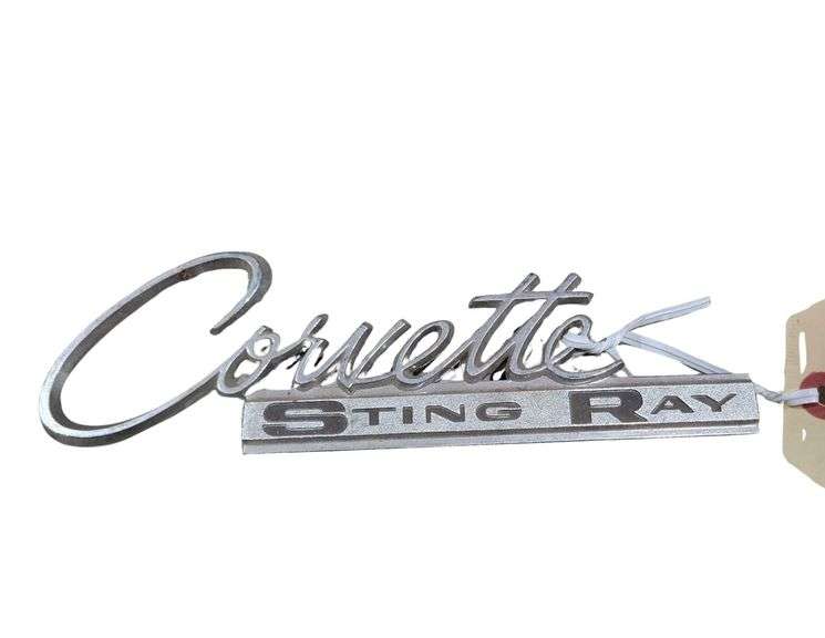 63-65 Rear Corvette Sting Ray Script GM Part 3797414 image