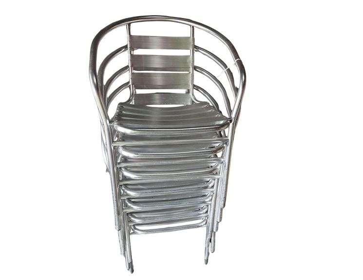8 - Aluminum Dining Chairs image