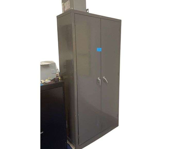 Metal Cabinet 36x18.5x76 Inches also with Contents image