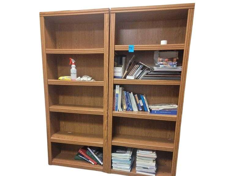 6ft Bookshelves With Various Educational Books image