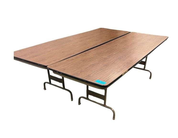 2 - 7ft.L. Metal Folding Tables image