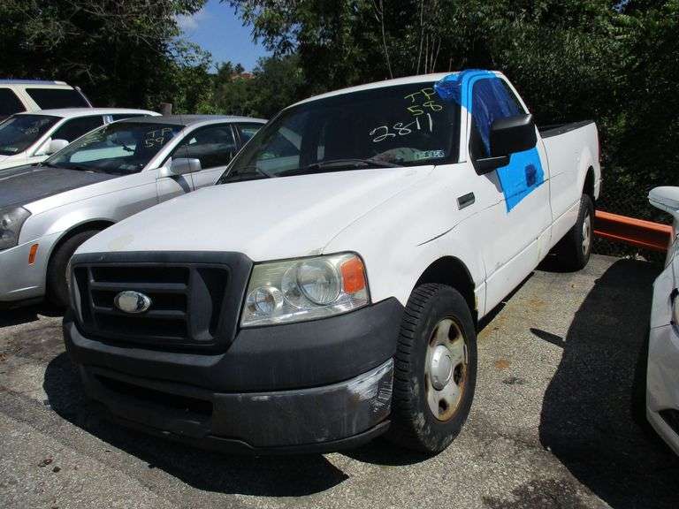 WHITE, 2008, FORD F-150, 1FTRF12208KF02811,  , image
