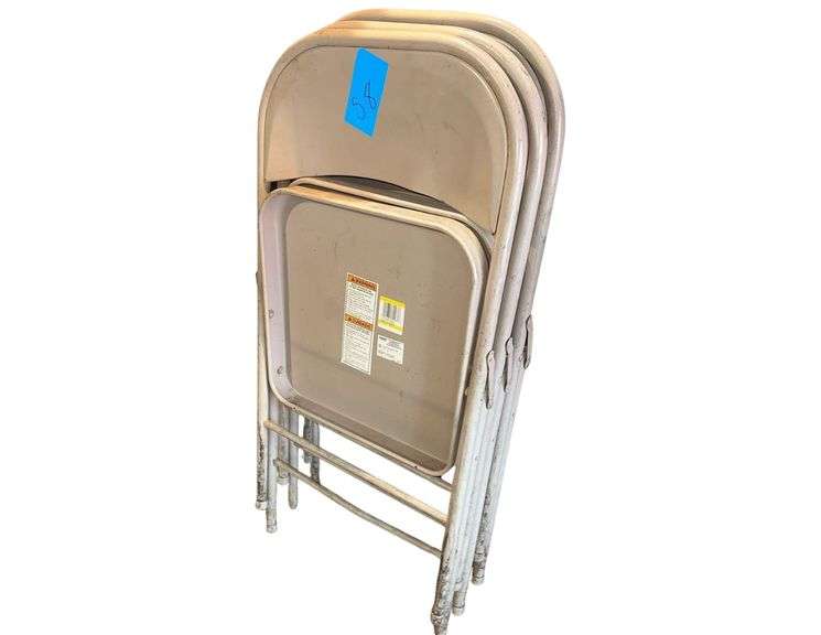 3 - Metal Folding Chairs image