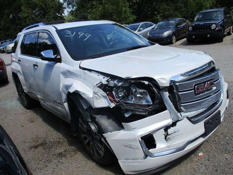 WHITE, 2016, GMC TERRAIN, 2GKFLRE33G6313199,  , image