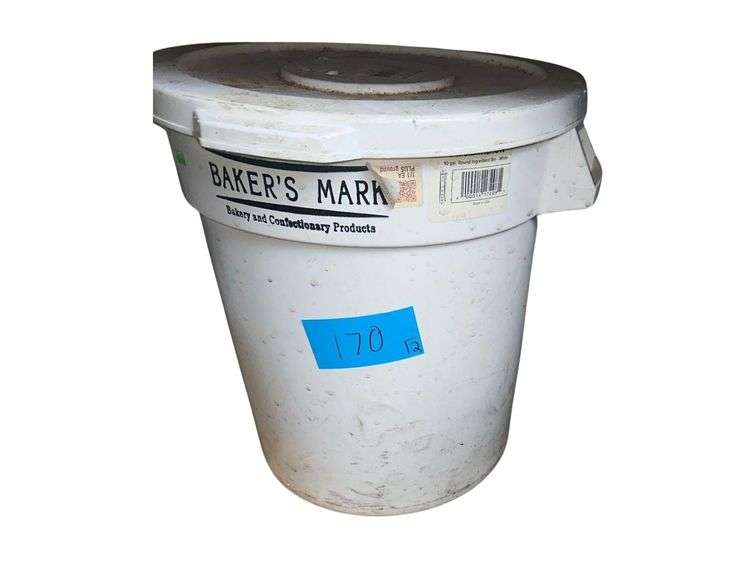 2 - Dough Mixing Buckets With Lids image
