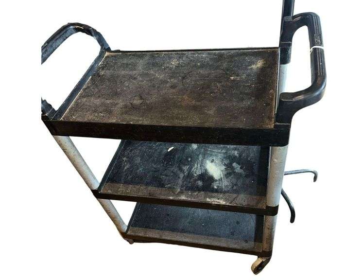 Aluminum/ Plastic Mobile Cart 25 X 16 X 37 image