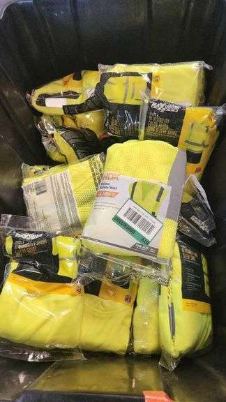 Lot of Safty vests- High Visibility Long Sleeve Shirts - L and Xl image