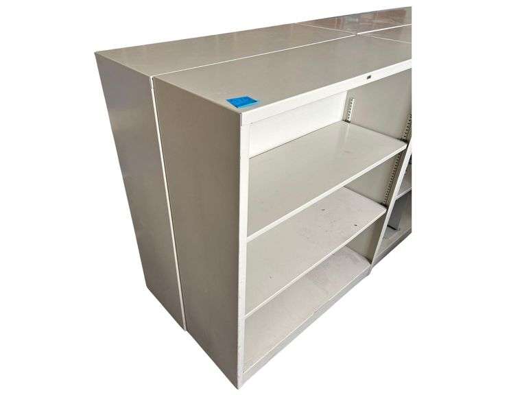 Two Metal Shelves - 13 in x 34 in x 41 in image