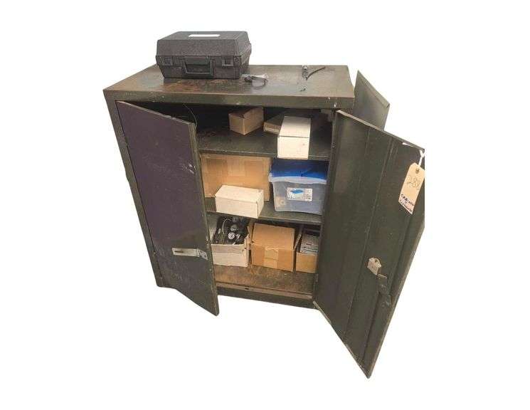 36in Cabinet with Various Electrical Hardware image