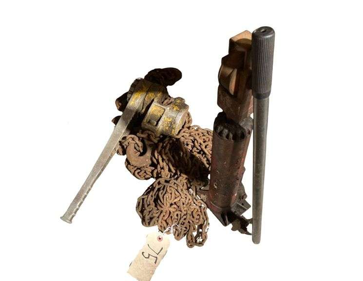 Tugit 1 1/2 Ton Chain Hoist, Chains and Car Jack image