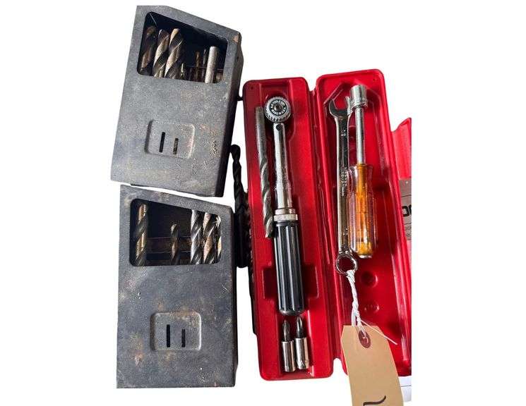 Micrometer Torque Wrench and Drill Bits image