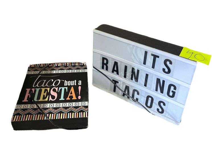 2 - Taco Signs 12 in. image