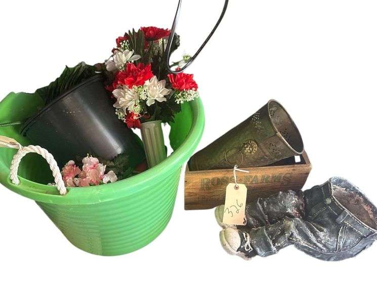 Faux Flowers and Decorative Flower Pots image