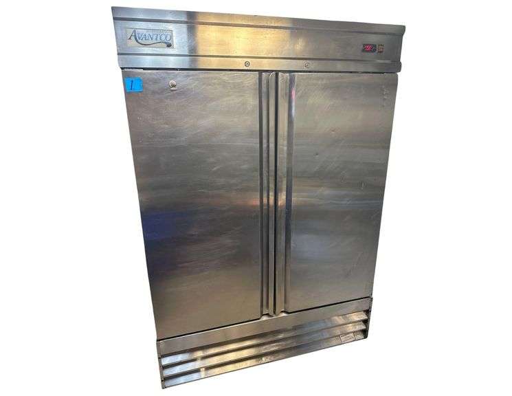 Avantco 2 Door Reach In Refrigerator - Model CFD-2RR - 54in x 32in x 82in image