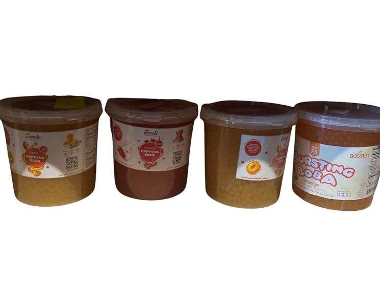 11 Containers of Fanale and Bossen Popping Boba image