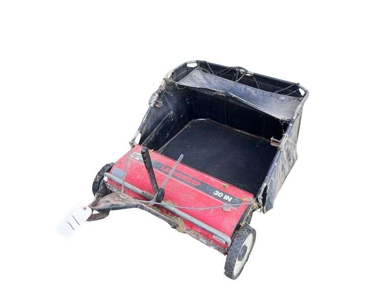Agri-Fab Lawn Sweeper / Grass Collector - 30in image