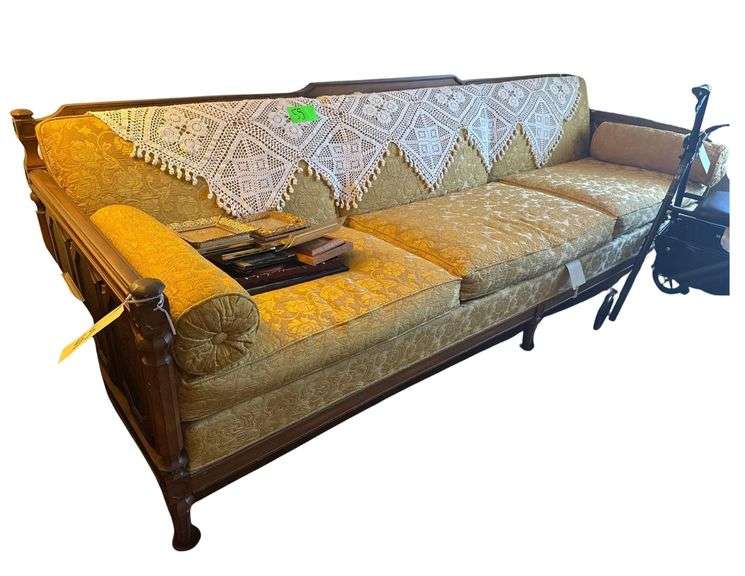 Karpen “Antiqua” Mid Century Low Back Sofa - 98” Long image