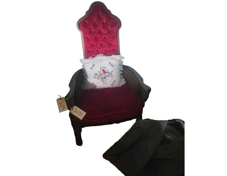 Vintage Ornate Throne  Chair image