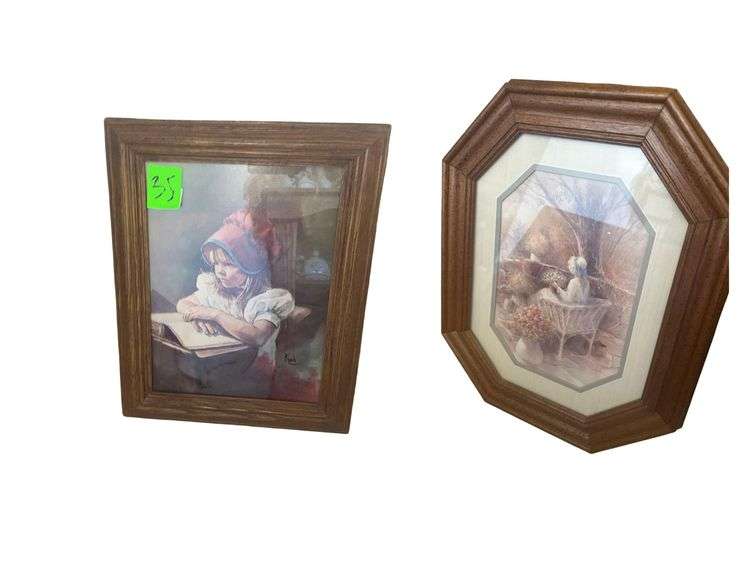 Various Prints & Cloth Art - Largest 17" x 21" image