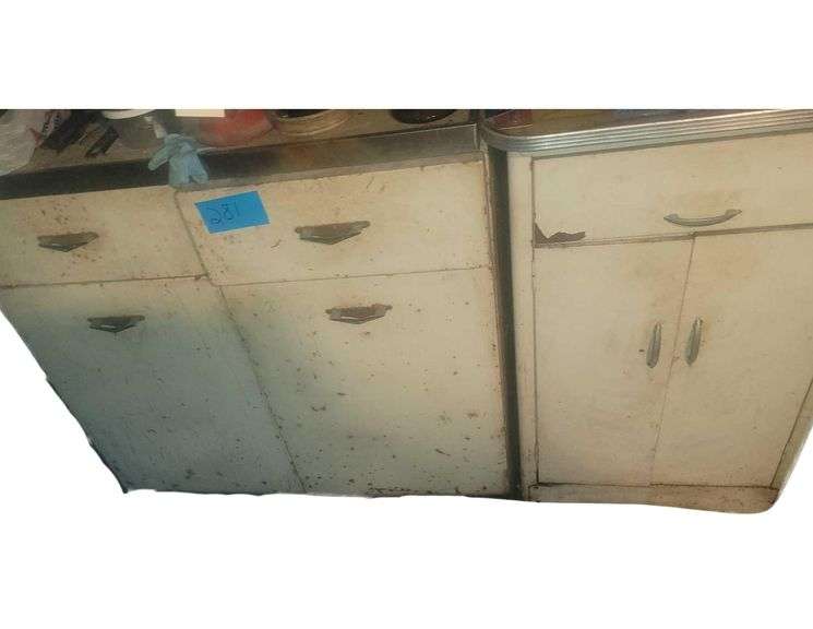 2 Metal Cupboards 30x24x20in image