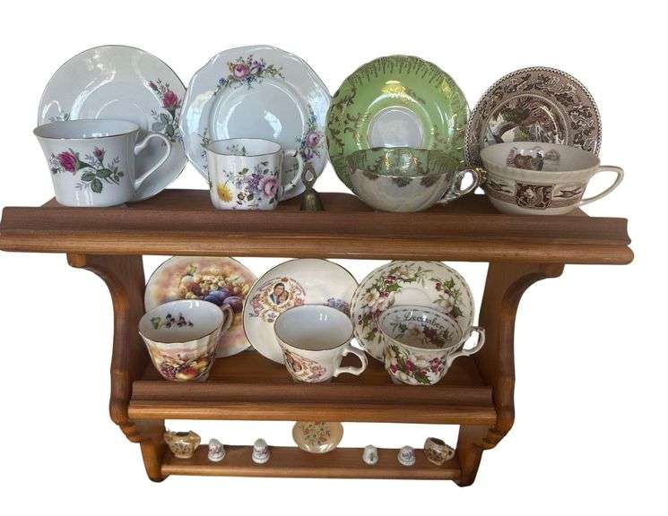 Wall Mount Rack w/ Decorative China image