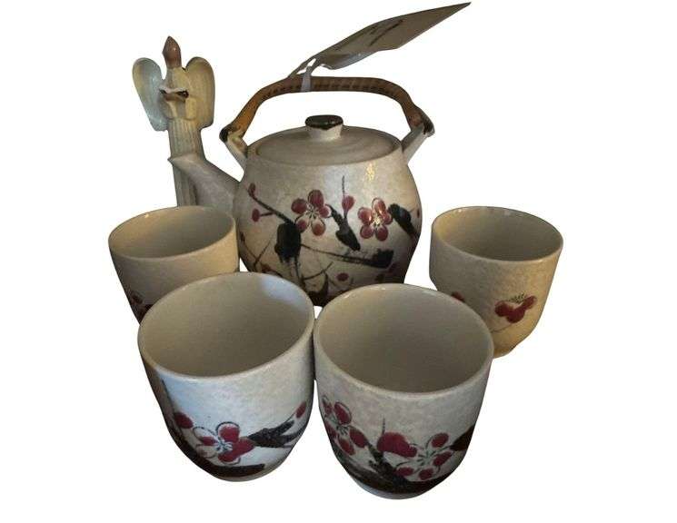 Asian Cherry Blossom Tea Set image