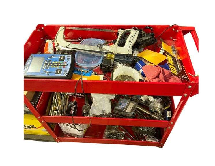 Steel Tool Cart Contents Included image
