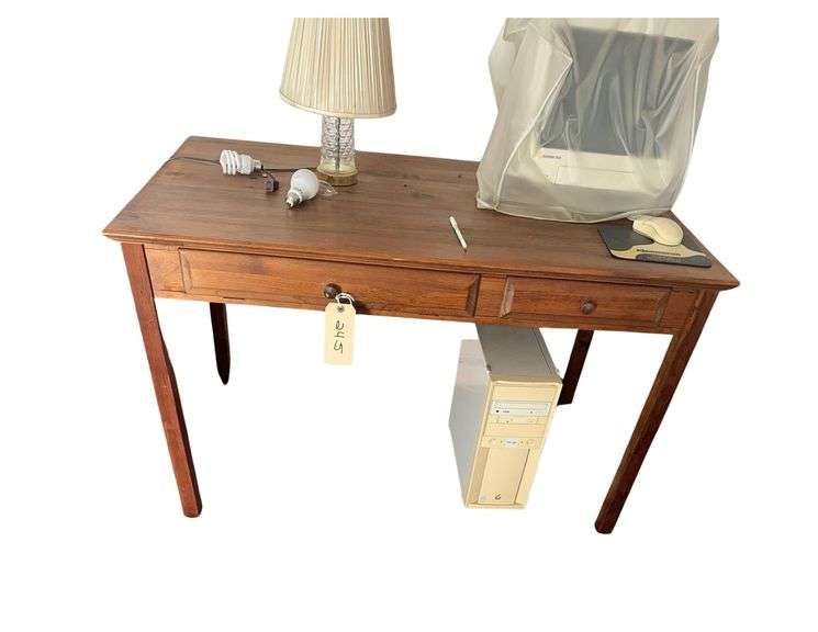 Vintage Wooden Table 4Ft. L. X 26.5 in. W. 30in. H. - Table Only image