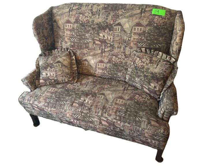 Vintage Upholstered Loveseat - 52in image