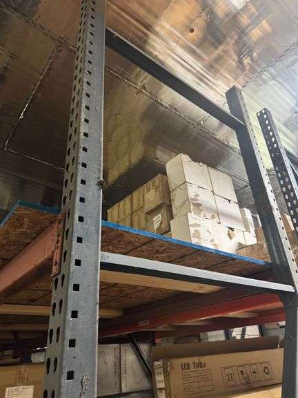 Industrial Heavy Duty Pallet Racking - 8' Sections - 11' high - 2 Sections - MUST BE REMOVED ANOTHER DATE image