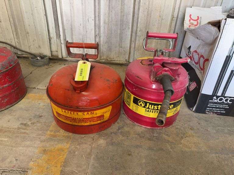 (2) 2 gallon safety gas cans