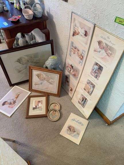 Bessie Pease Gutmann art and baby’s first year calendar image