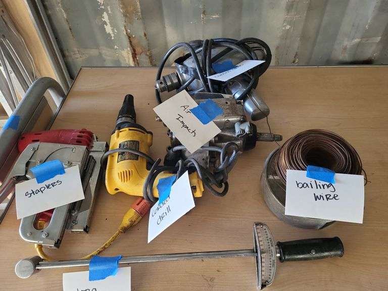 Drill, pneumatic impacts, stapler, torque wrench