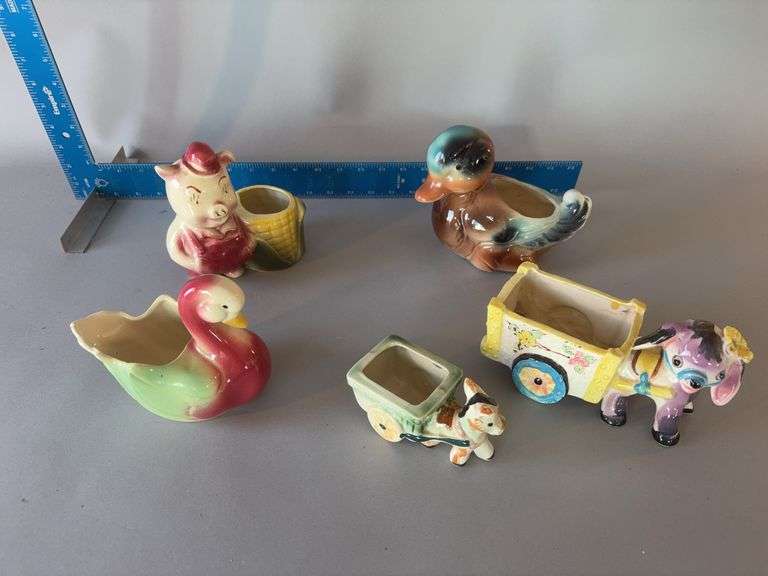 Several animal planters image