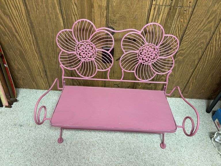 27” long child size yard bench image