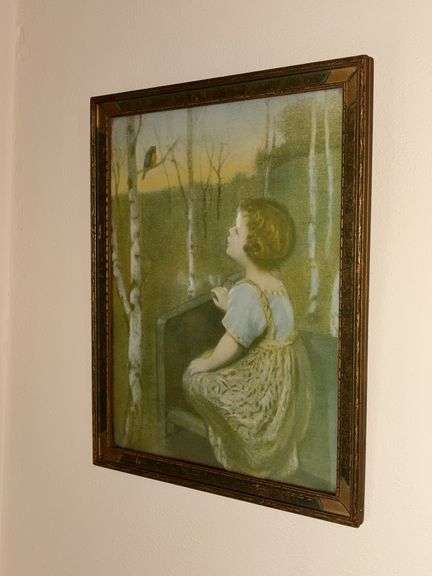 13x17 “Spring Song” framed print image