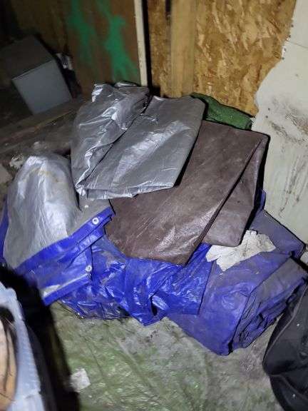 Big pile of tarps
