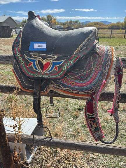 Funky decorative saddle