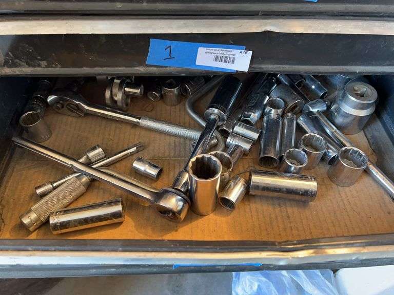Half inch drive, mostly Craftsman sockets and ratchets