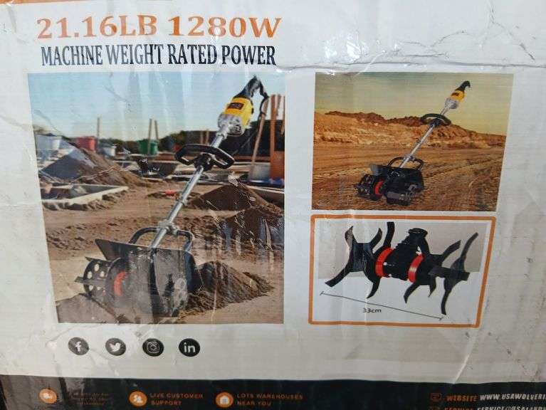 CEMENT MIXER	landhero	2025	Unused	LDH-CMR1280	"Ratedpower: 1280W Rated frequency: 50/60HZ No load speed: 1000-2000r'min Mixing width:320mm Rated voltage:100-240V", MOUNT VERNON image