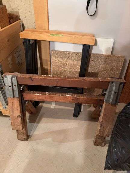2 pair of sawhorses image