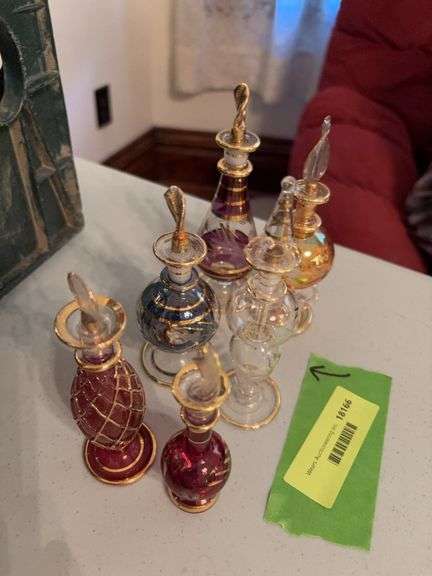 6 fancy perfume bottles