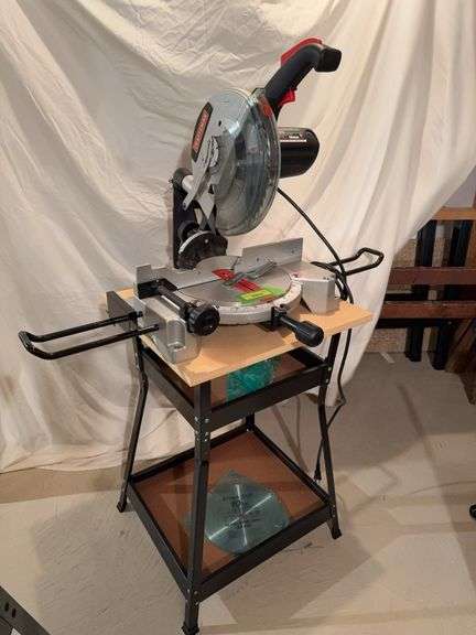Craftsman 10" miter saw and stand image