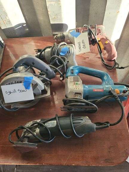 Skilsaw, multi-tool, drill, jig saw