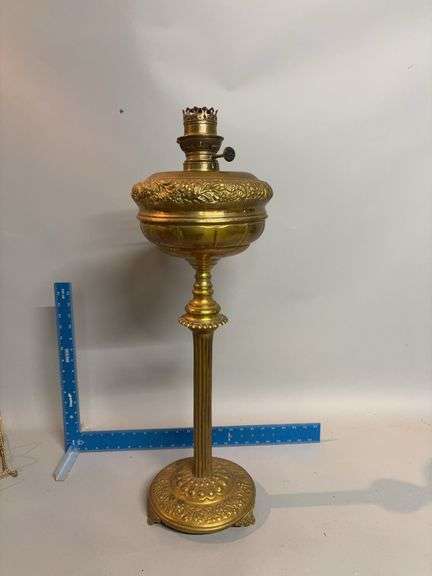 Brass floor lamp 30” tall image